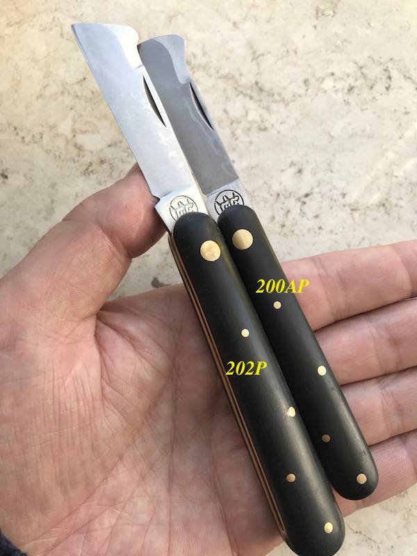 Ножи 202Р и 200АР сравнение DUE BUOI