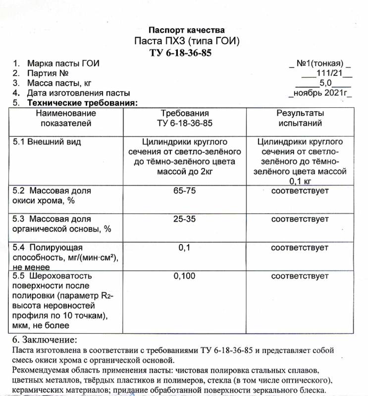 Паста ГОИ №2 - 100гр